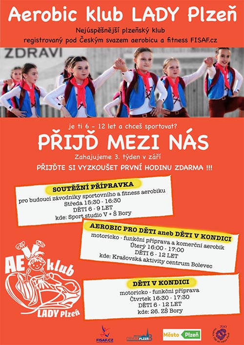 AE klub LADY Plzeň - nábor dětí